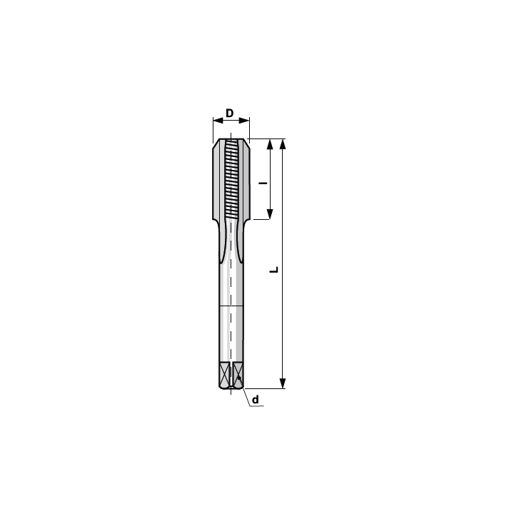 Gwintownik ręczny M16 DIN-352 HSS