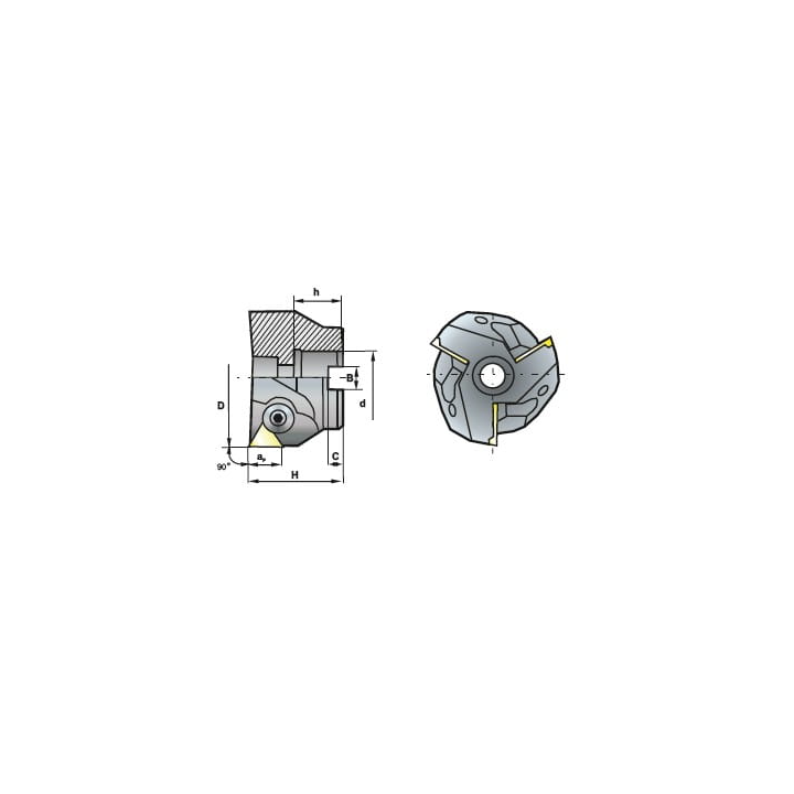 Frez nasadzany R618.11-063