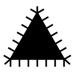 Pilnik trójkątny 200/1