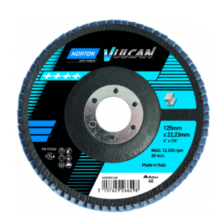 Ściernica lamelkowa VULCAN R842 P80 125X22MM