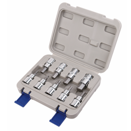 Zestaw końcówek do bitów z gniazdem 1/2" TORX 9 szt.