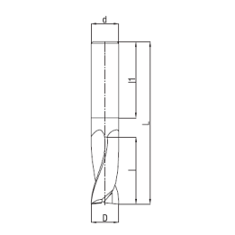 Frez trzpieniowy DIN 327 BK HSS 6 mm