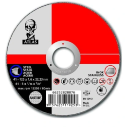 Tarcza listkowa 125 P60 ATLAS