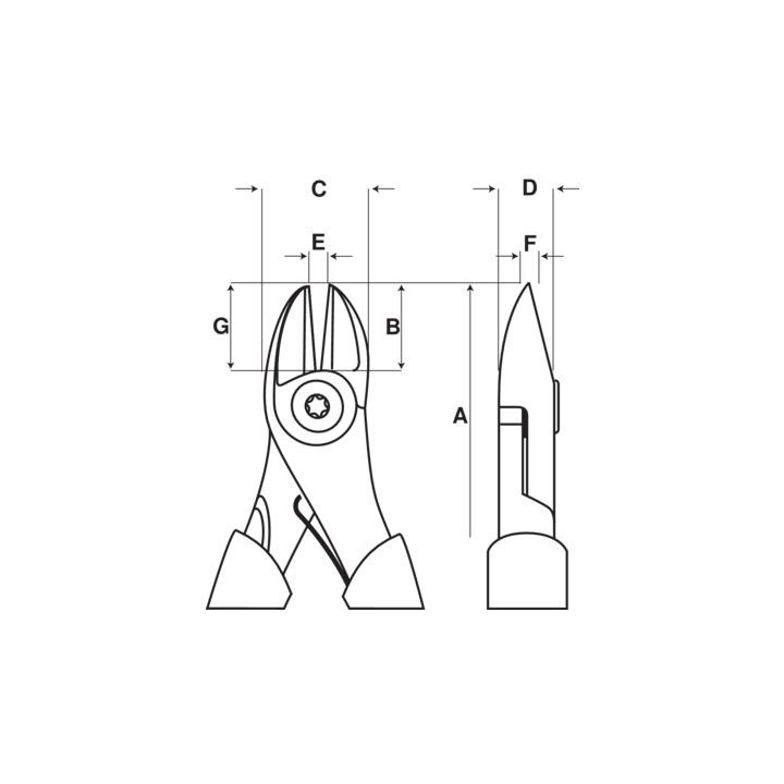 Ucinaki boczne, dł. 125mm