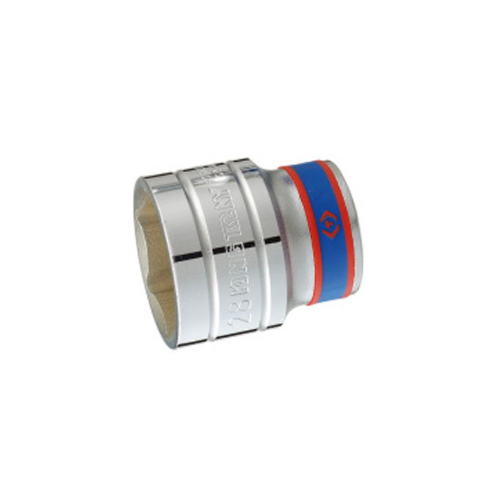 Nasadka krótka 1/2" 8mm x 38mm, 6-kąt. Cr-v