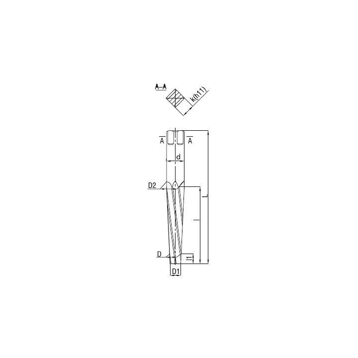 Rozwiertaki DIN 9B 280 mm